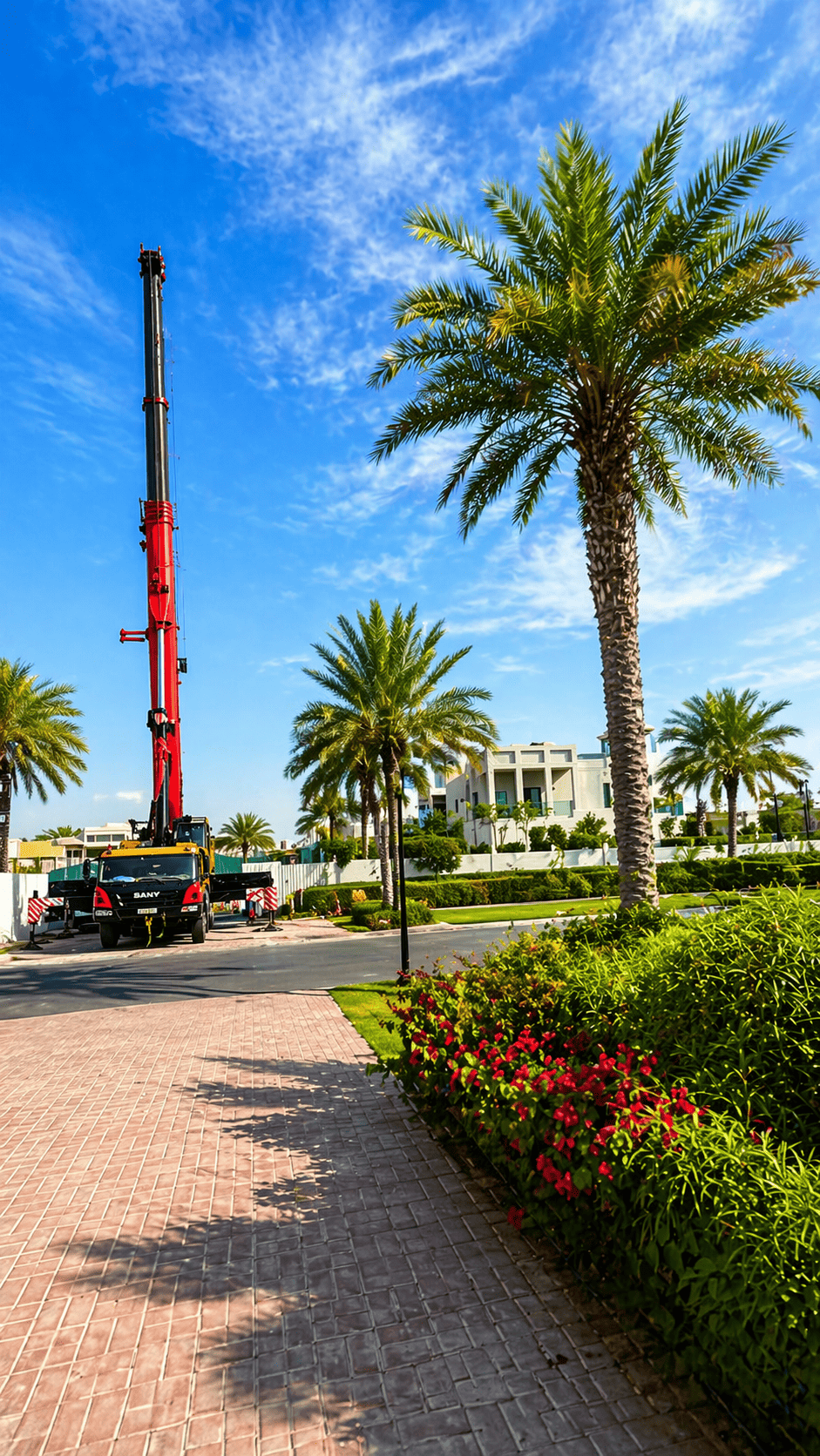 Mobile Crane Rental for Lifting Project in Dubai