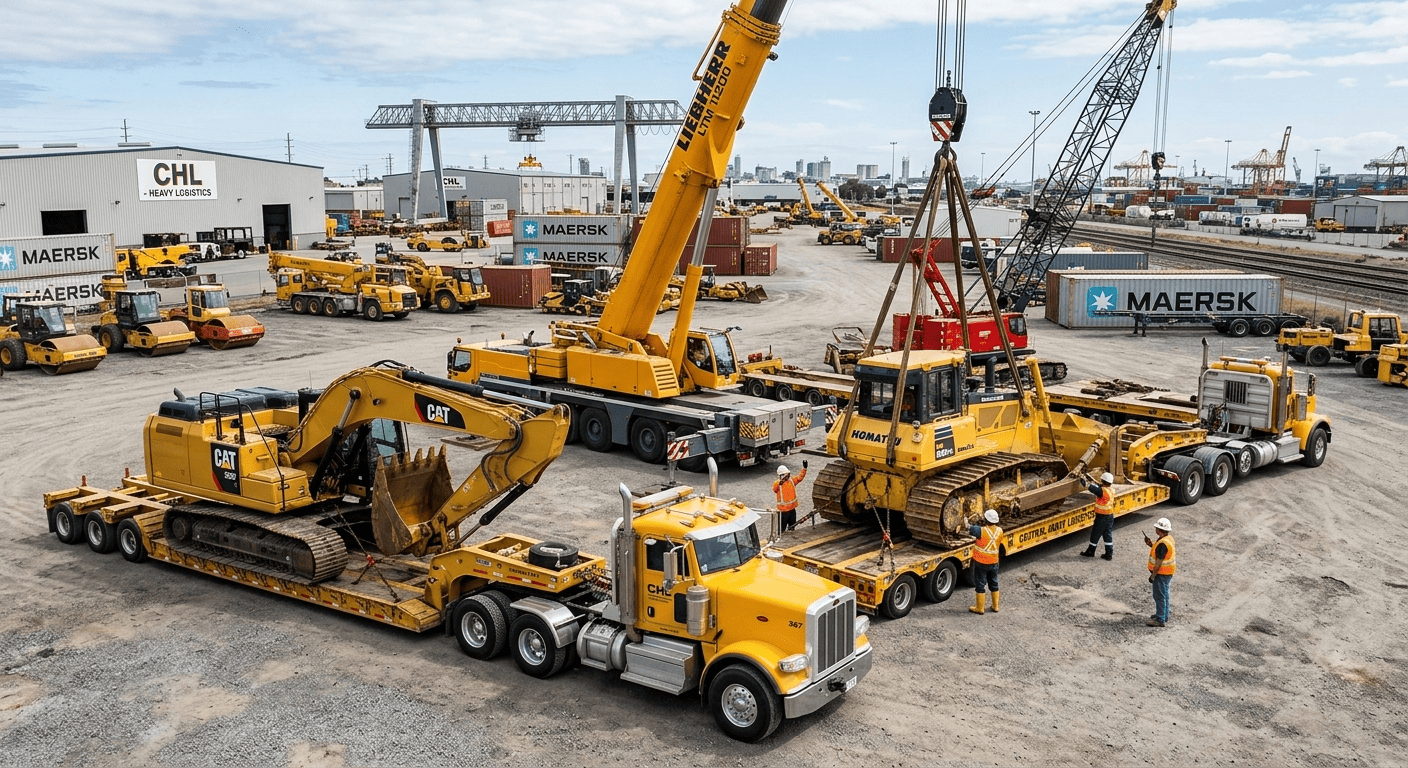 Heavy equipment support
