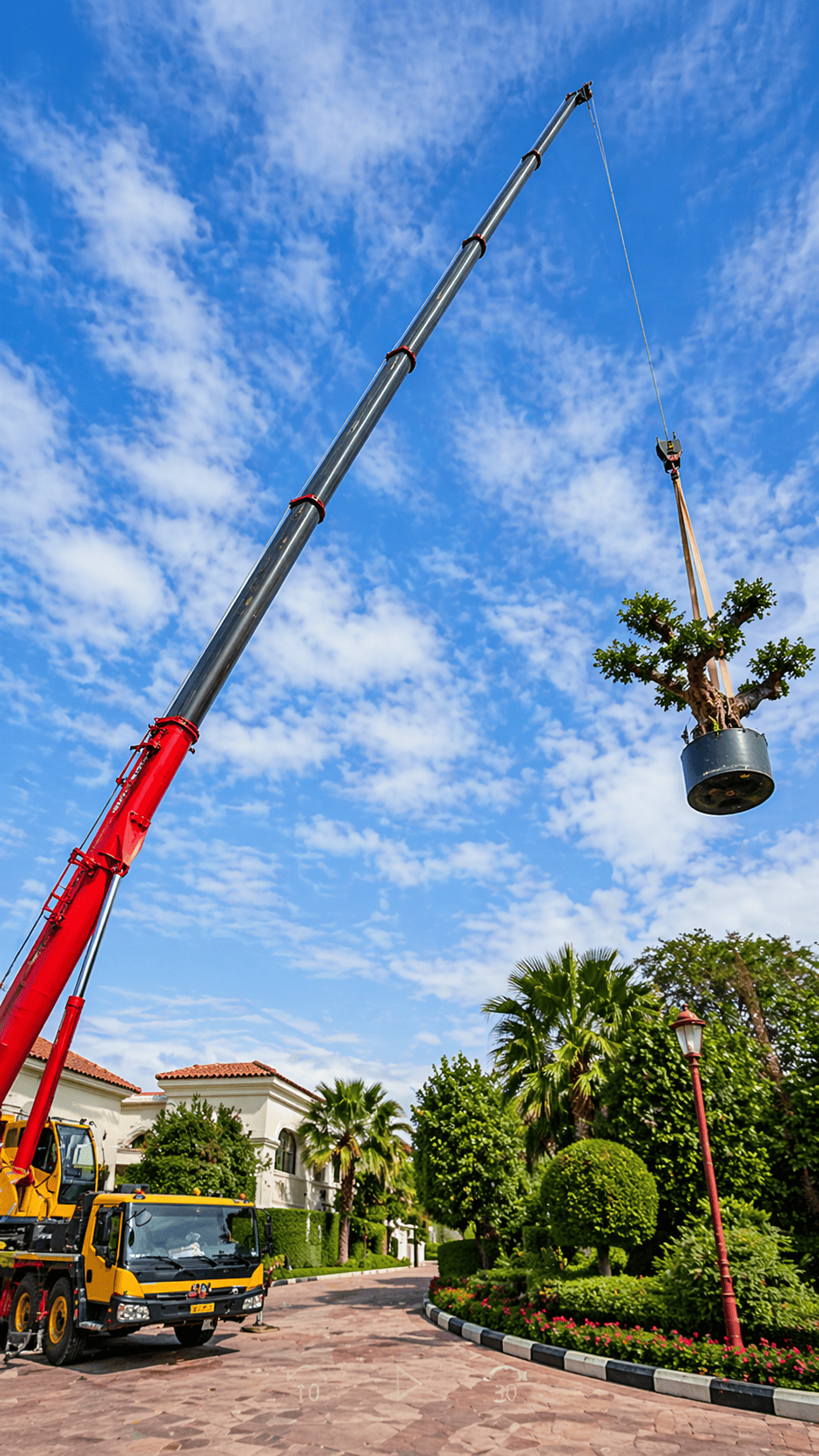Mobile Crane Rental for Lifting Project in Dubai