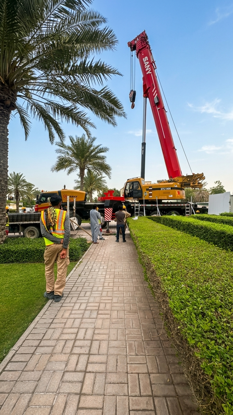 Mobile Crane Rental for Steel Erection Support